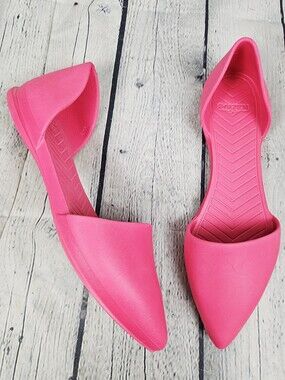 NATIVE | Audrey d'orsay pointed toe EVA molded flats shoes